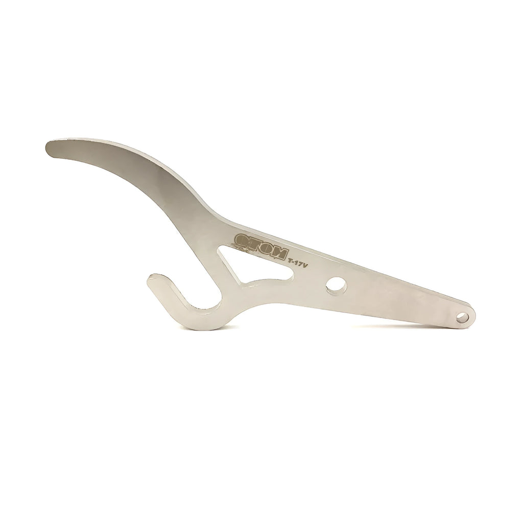 Silver metal tyre lever for bicycle and electric bicycle tyre removal and installation