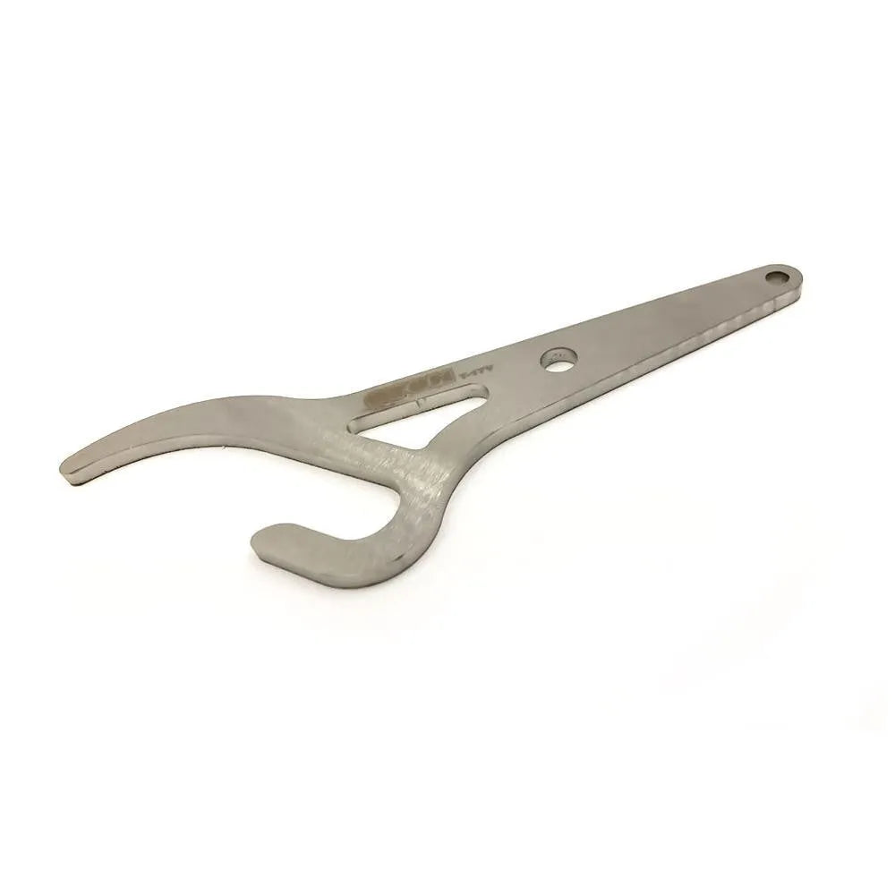 Silver metal tyre lever for bicycle and electric bicycle tyre removal and installation