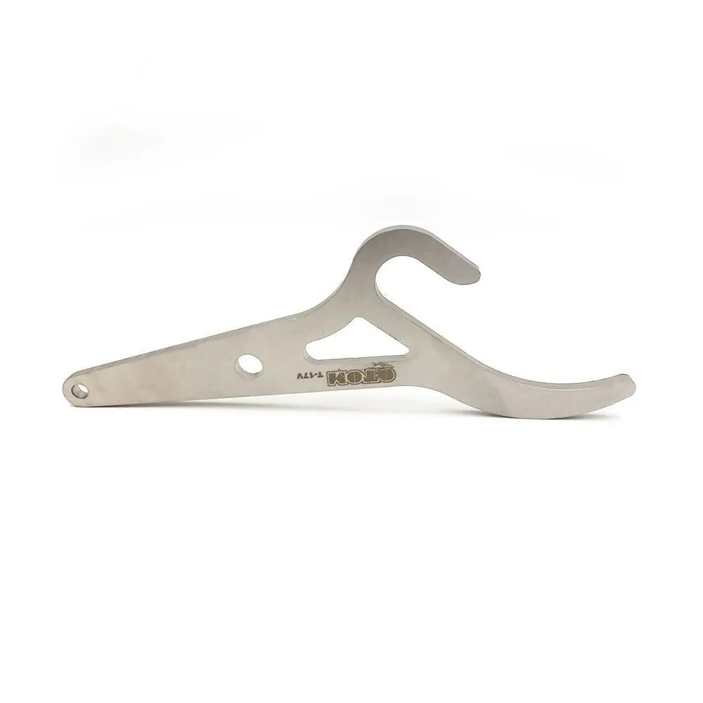 Silver metal tyre lever for bicycle and electric bicycle tyre removal and installation