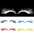 Motorcycle eyebrow sticker A278 PET 25x11cm strong adhesion headlight decal black