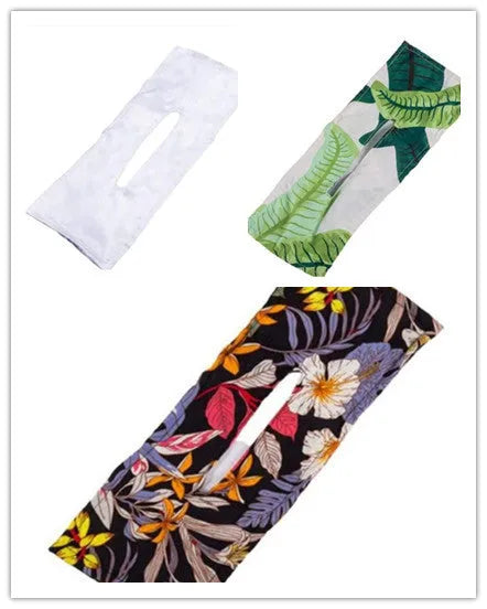 Cotton headband for women with bow knot detail in French retro style