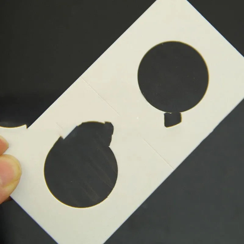 White paper coin protector set with 50 pieces in transparent OPP bag for coin collection