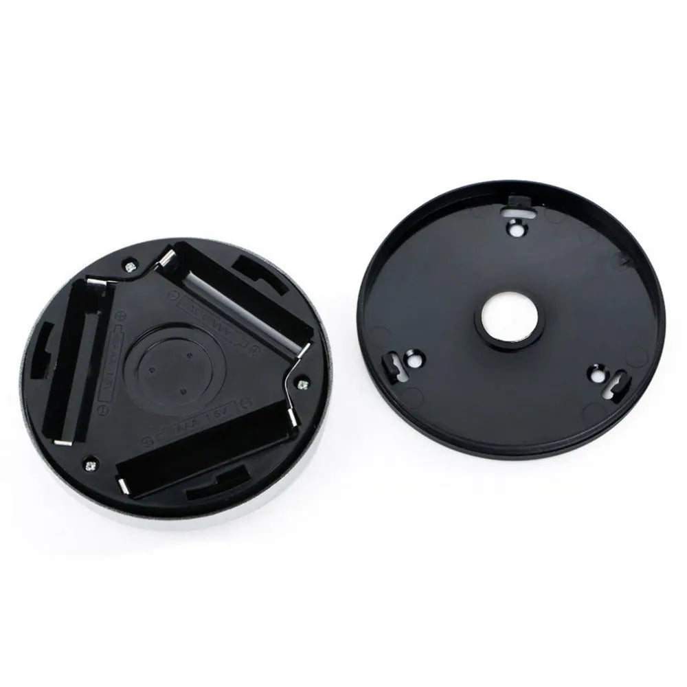 Silver wireless motion sensor night light with 80mm size and battery operation