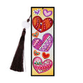 DIY diamond painting bookmark kit with special-shaped mandala crystal and floral patterns