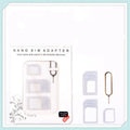 Black and white SIM card holder for mobile phone card recovery and four-in-one conversion