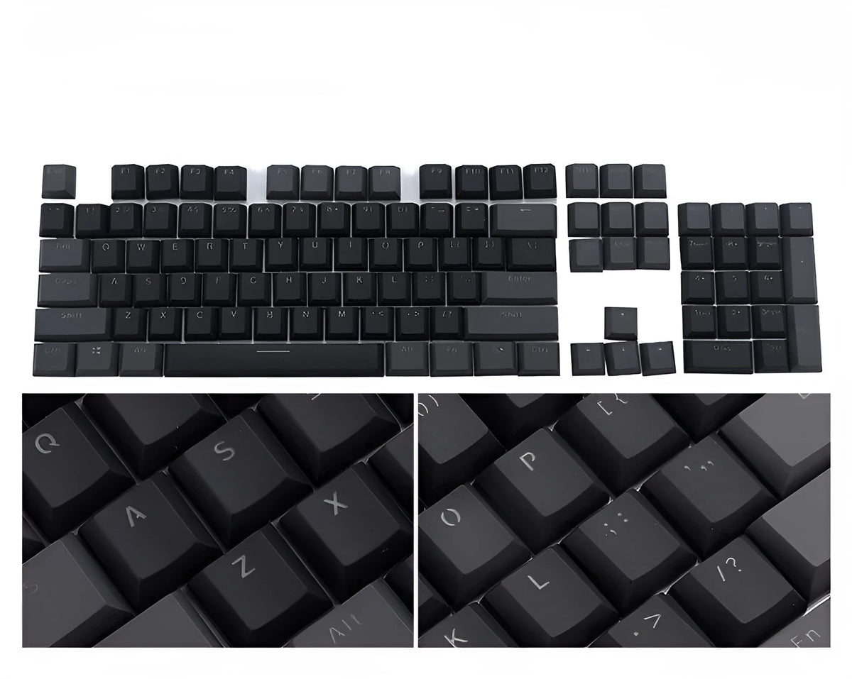 Transparent ABS two-colour mechanical keyboard key cap with backlight and waterproof support