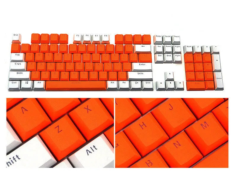 Transparent ABS two-colour mechanical keyboard key cap with backlight and waterproof support