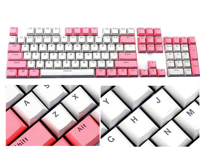 Transparent ABS two-colour mechanical keyboard key cap with backlight and waterproof support