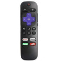 Black Roku TV remote control for models 1, 2, 3, 4, HD, XD, XS, Express, and Premiere.