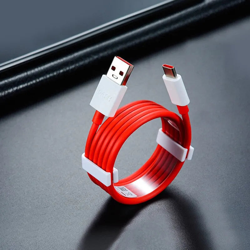 30W USB phone charger with 1 metre flash charging cable and LED indicator light