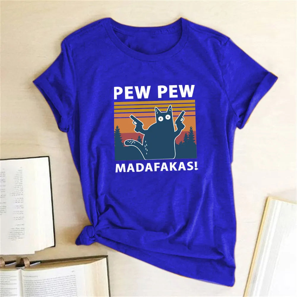 Loose fit casual t-shirt in multiple colours with short sleeves and round neck