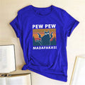 Loose fit casual t-shirt in multiple colours with short sleeves and round neck