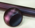 Chameleon carbon fibre car film 152cm x 30cm self-adhesive PVC colour change wrap in blue to purple