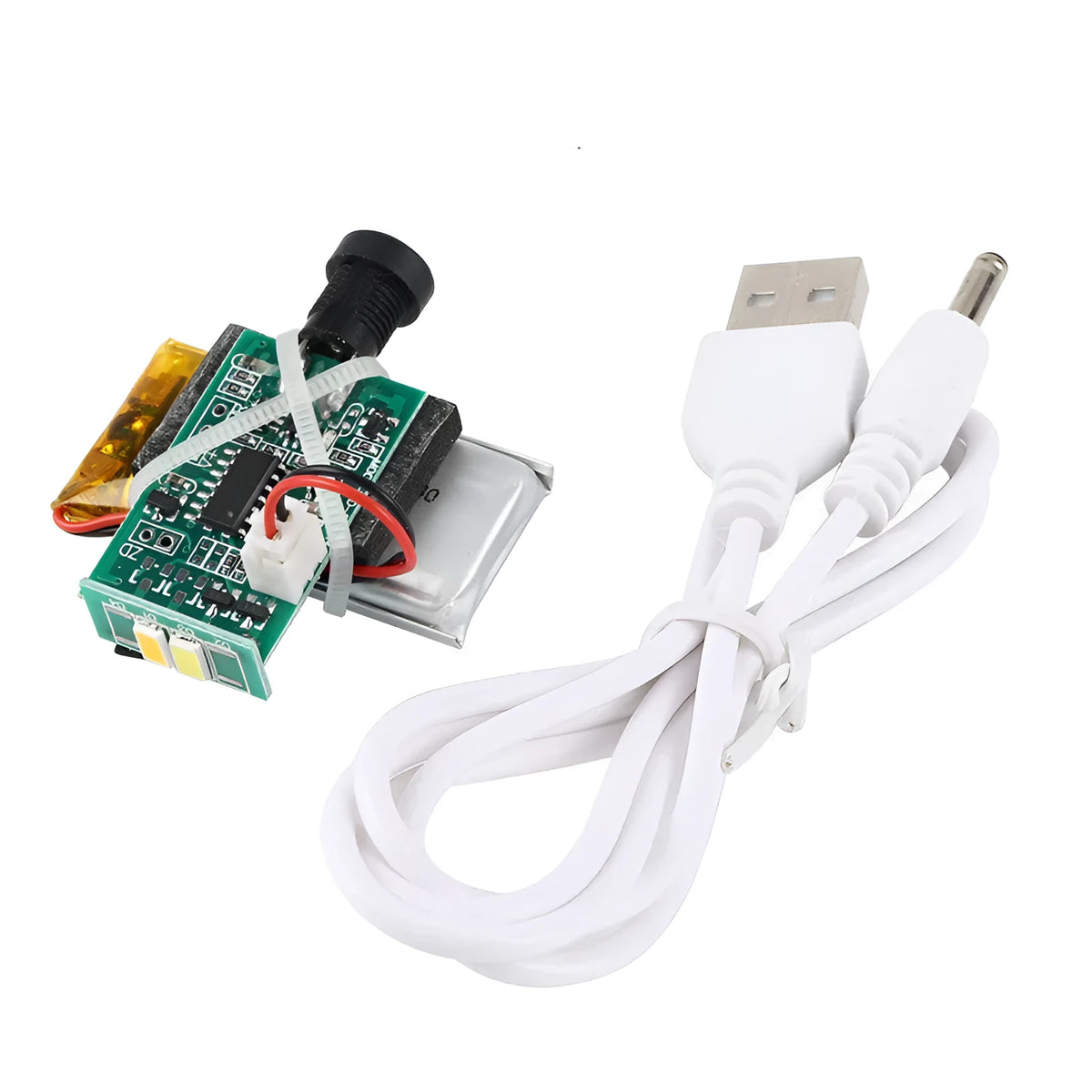 White 3D printer accessory moonlight board with two-colour touch dimming night light