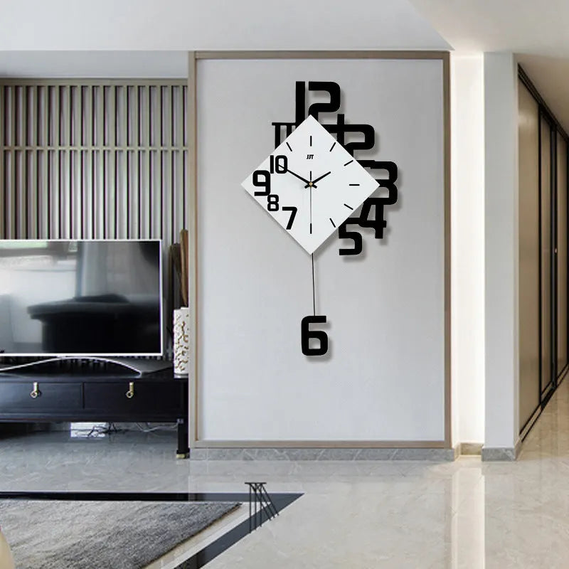15-inch round digital wall clock with wooden frame in choice of black, blue, or red colours