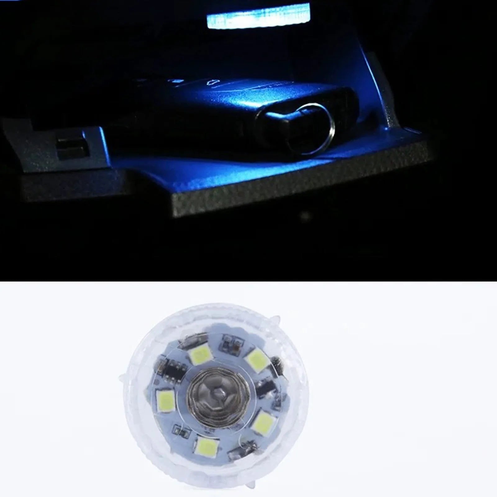 Car interior touch atmosphere light with PCB, available in white, ice blue, purple, universal fit for GM models