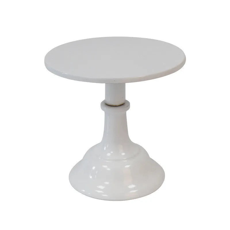 Three-tiered 25cm dessert tray in graduated heights for cake and fruit display