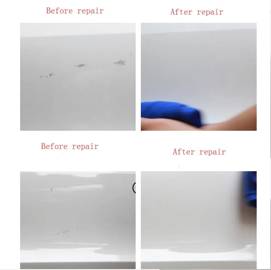Car paint repair liquid bottle for removing light scratches and providing protective coating