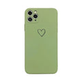 TPU silicone phone case for Apple iPhone in solid black colour