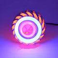 LED built-in headlight for electric car and motorcycle modification, 9cm diameter, DC 12V-85V, CREE lamp beads