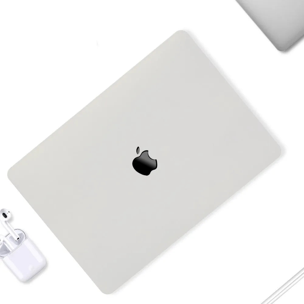 MacBook protective shell case in black with mini buckle, compatible with Air 11.6 and Pro 13.3
