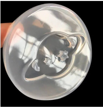 Silicone mould for making shiny full mirror finish planet epoxy resin ornaments, approximately 6.5cm diameter.