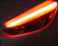 Waterproof silicone car LED daytime running light and flowing turn signal strip in multiple colours.