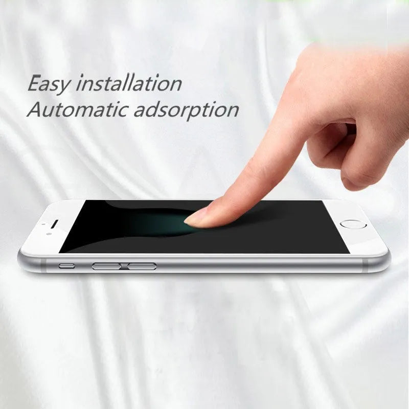 Tempered glass phone screen protector with 9H scratch resistance and 99% light transmittance