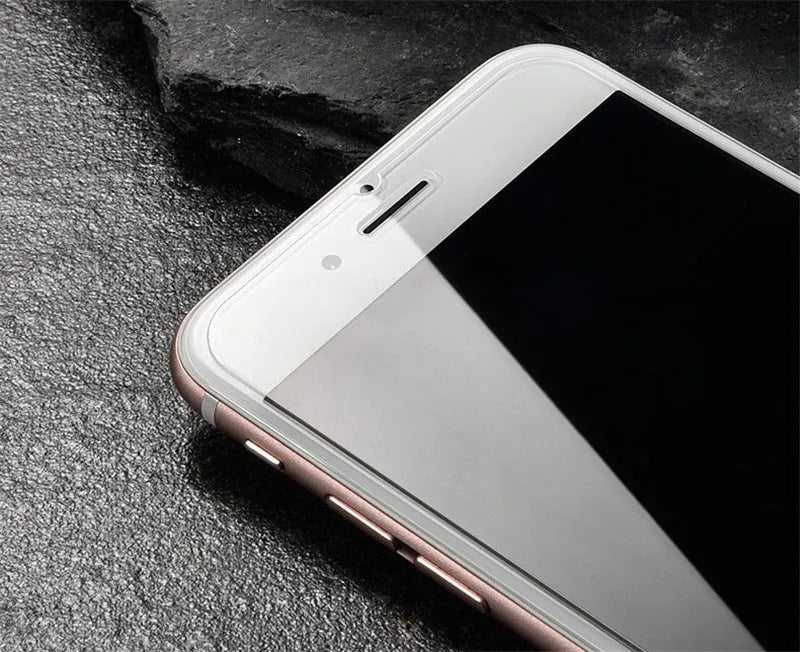 Tempered glass phone screen protector with 9H scratch resistance and 99% light transmittance