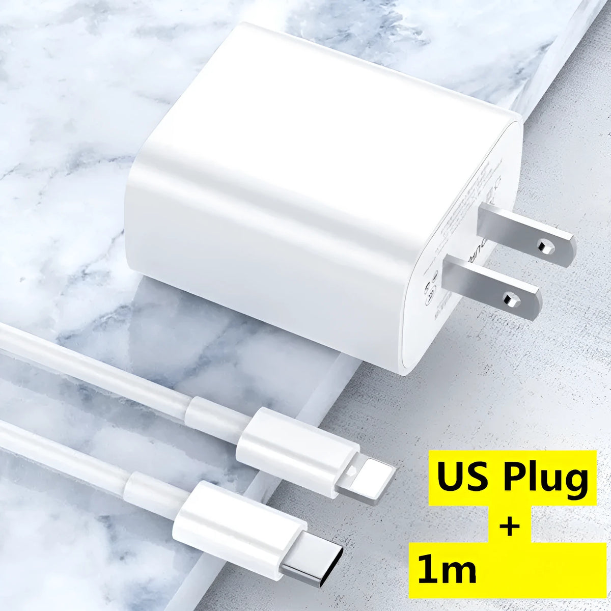20W PD fast charger UK plug with USB-C output, flame-retardant shell, and safety certifications
