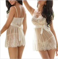 White lace lingerie bodysuit with spandex fabric and adjustable straps