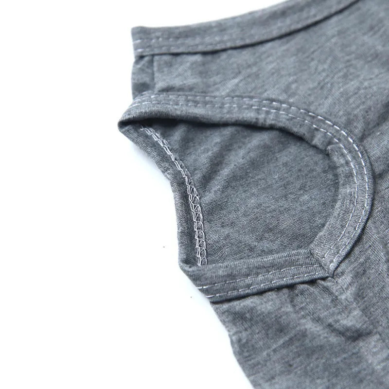 Lightweight polyester dog coat in grey with vest-style opening for small to large dogs