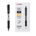 K-35D gel pen with rubber grip and 0.5mm tip in four colour options