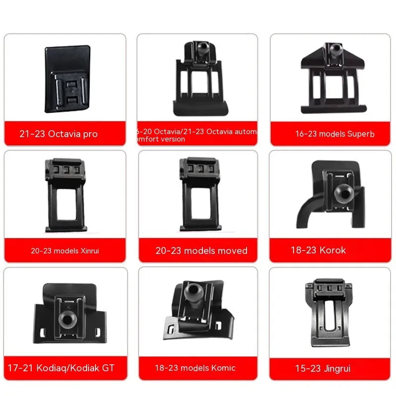Snap-on air vent car phone holder for Skoda and Volkswagen models
