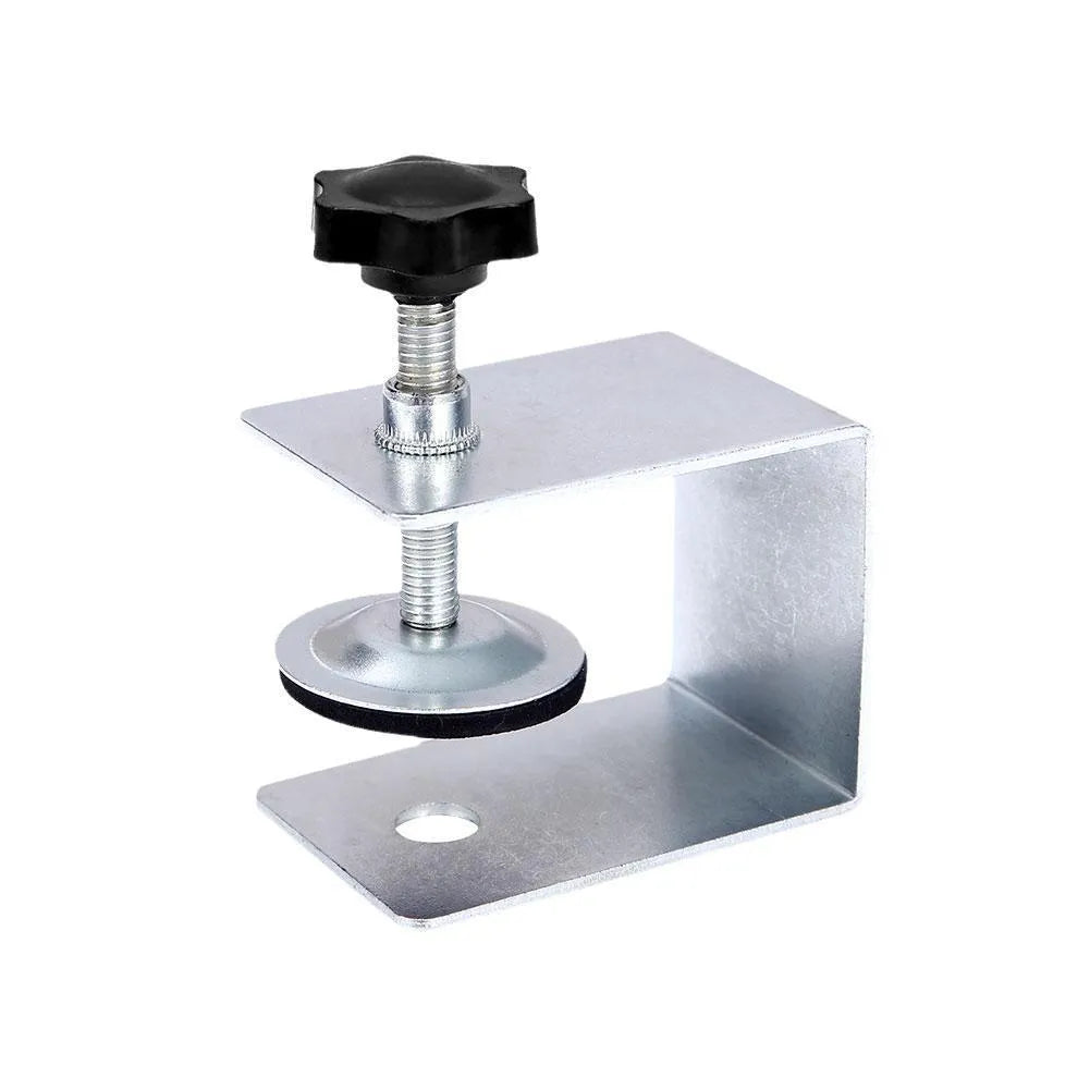 Stainless steel or galvanised drawer panel fixing clip for wood boards.