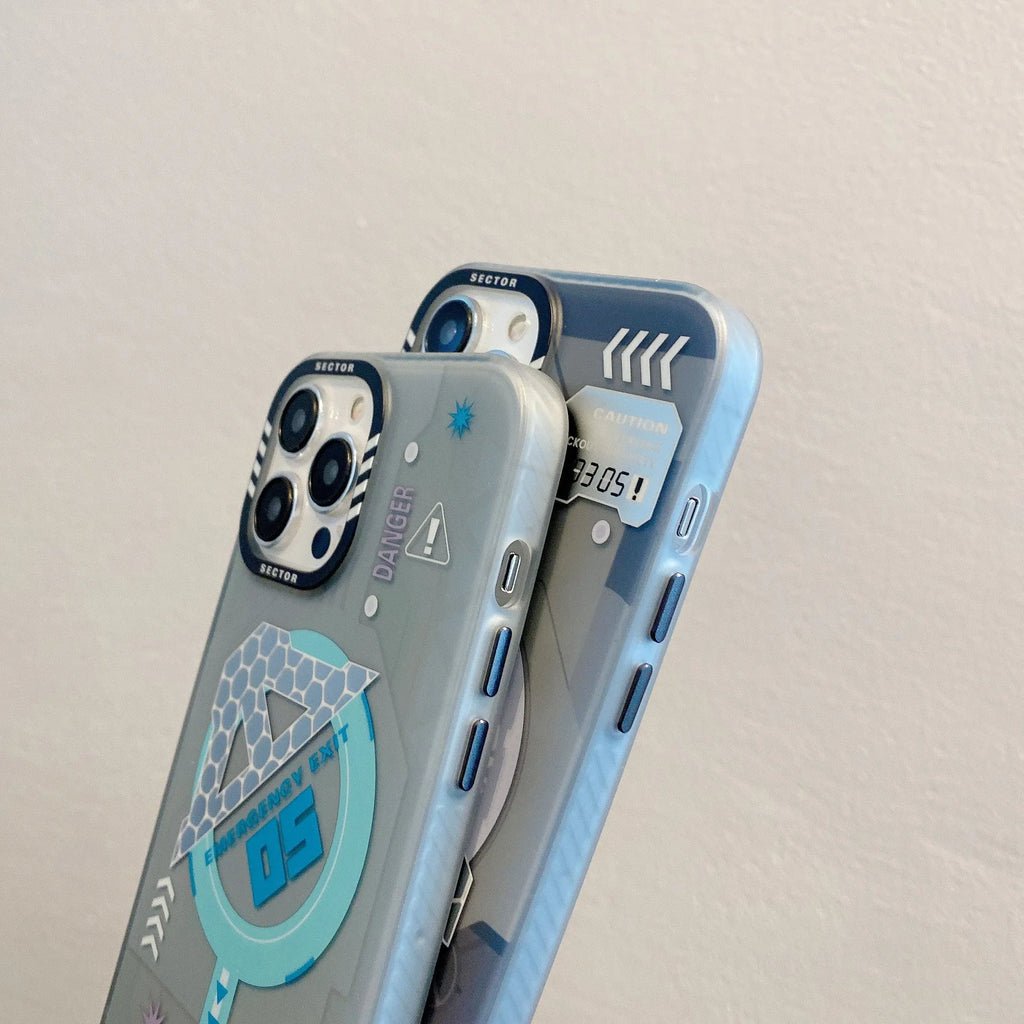 Frosted PC phone case for iPhone 15 Pro Max with unbounded magnetic suction and anti-fingerprint finish, in black colour