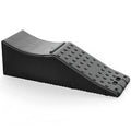 Black polyester velvet car seat pad cushion with dimensions 55cm wide by 44cm deep by 33cm high