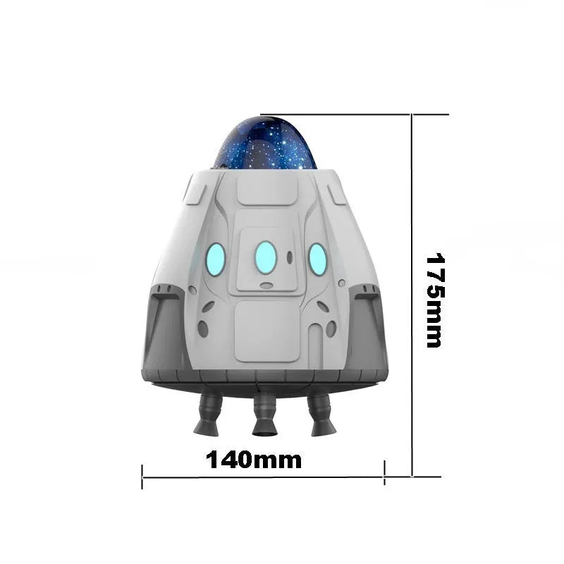 White Bluetooth northern lights ambience light with remote control measuring 140x175mm