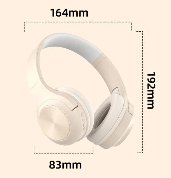 Personalised wireless Bluetooth headset in youth green colour showing head-mounted design and charging case.