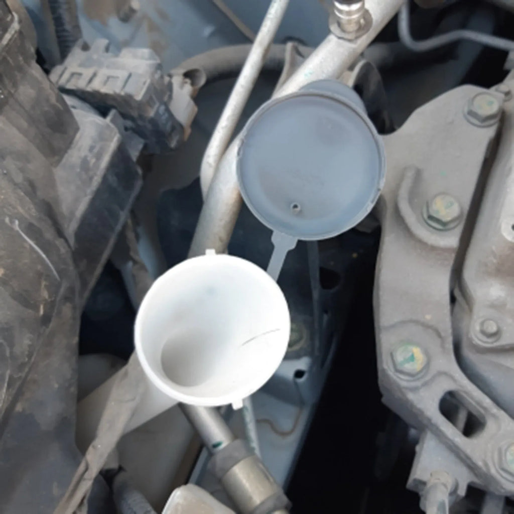 Grey glass kettle engine cover for Nissan Teana and related car models