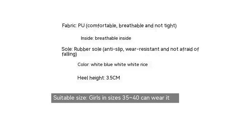 Women's casual sports sneakers with 3-5cm mid heel, artificial PU or mesh upper in white, blue or khaki, rubber sole