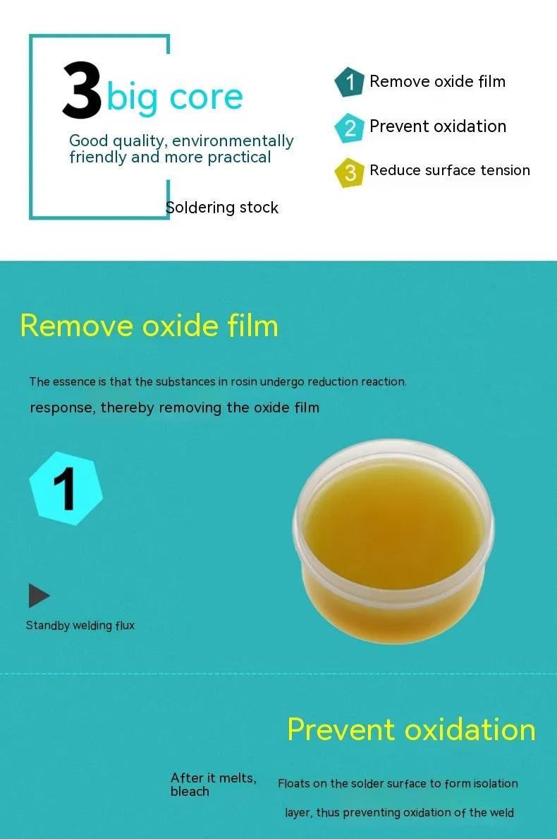 CMT high purity rosin soldering flux paste in jar for electric soldering iron