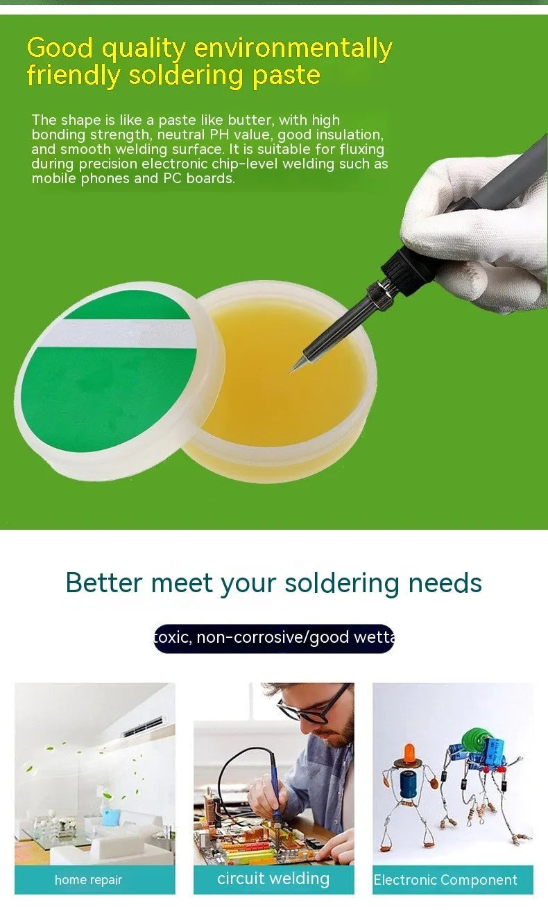 CMT high purity rosin soldering flux paste in jar for electric soldering iron