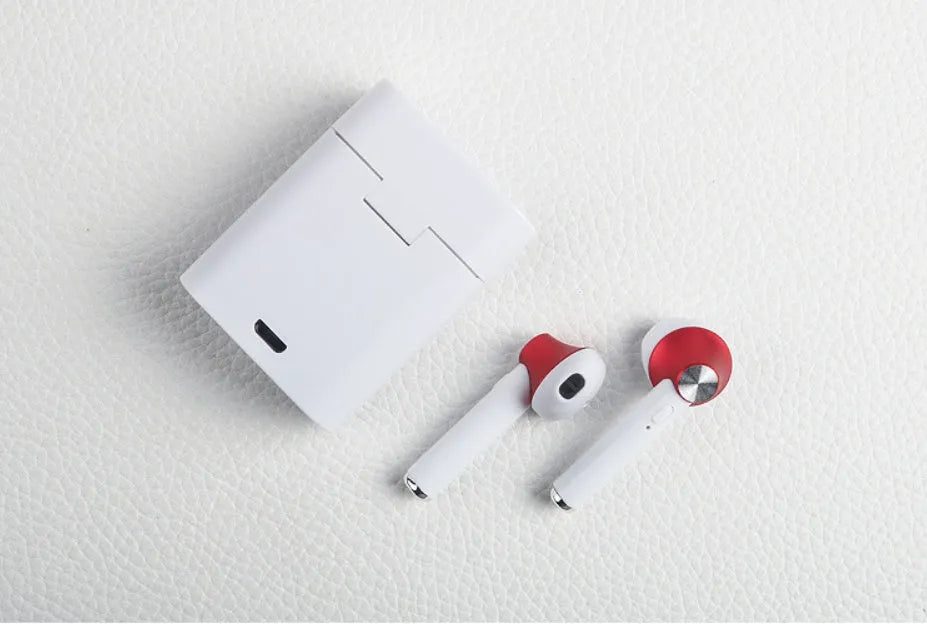 Wireless sports Bluetooth headset with earbuds in multiple colour options