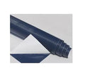 3D carbon fiber vinyl film car sticker roll in black texture with air guide groove visible on adhesive side