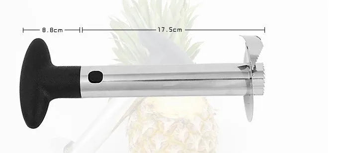 Stainless steel pineapple corer slicer with ABS handle in choice of colours