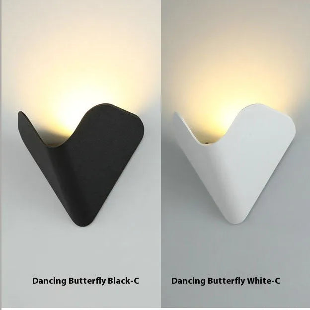 Black Bird's Nest design aluminium outdoor LED wall light with IP65 waterproof rating.