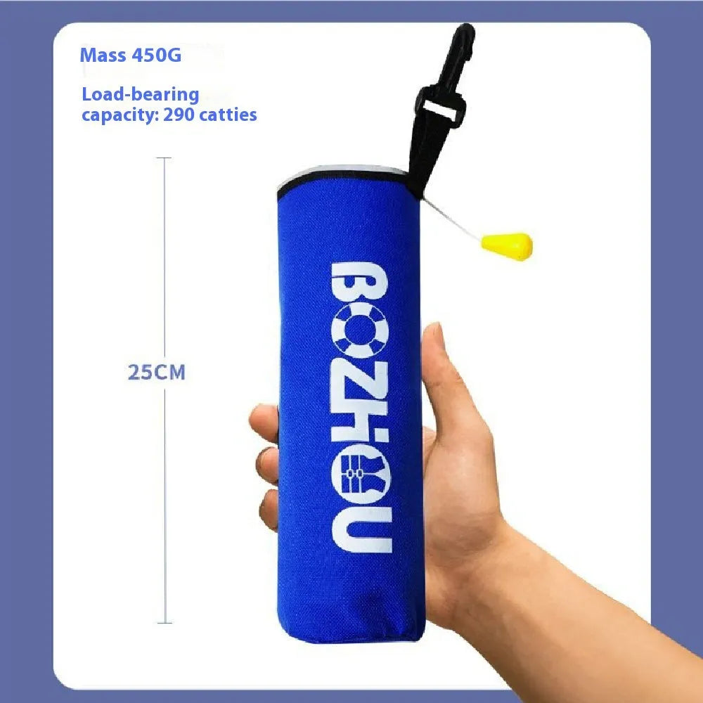 Automatic inflatable life jacket in blue, green or orange, 600D Oxford cloth, gas cylinder inflation, for fishing and car emergencies.