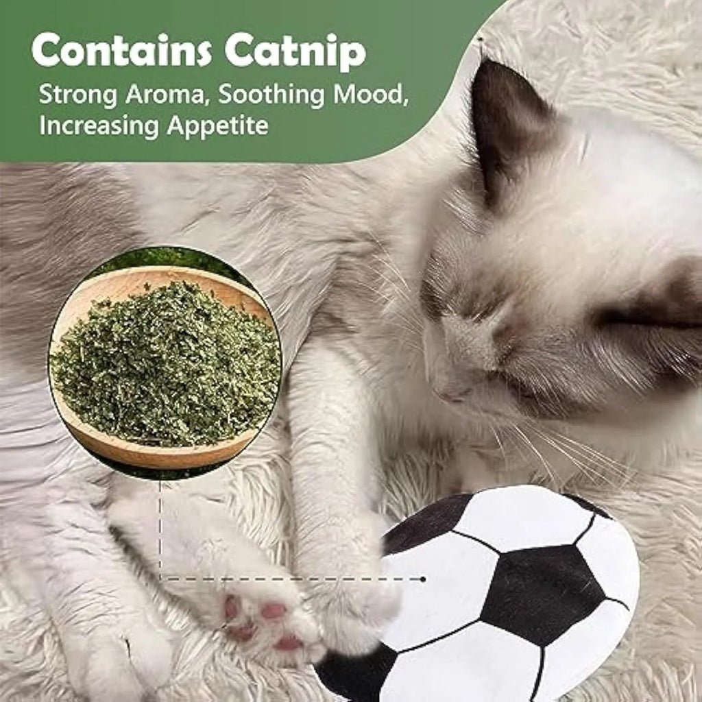 Plush catnip flying disc toy with basketball pattern featuring crinkle sound interior