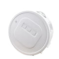 USB Ocean Star Projection Light with 360 degree rotation, starry sky pattern projected on ceiling, white lamp body on desk